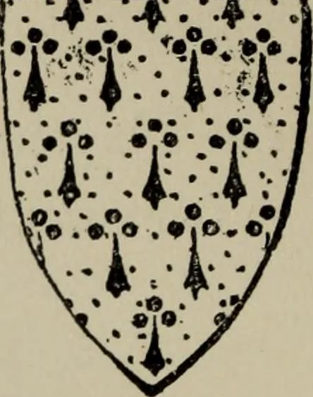 An illustration from The handbook of heraldry : with instructions for tracing pedigrees and deciphering ancient mss., also, rules for the appointment of liveries, etc. etc., 1869, leaf 57