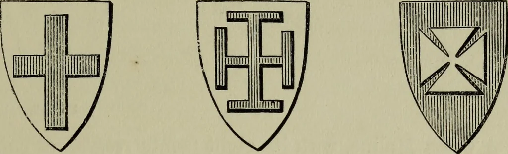 An illustration from The handbook of heraldry : with instructions for tracing pedigrees and deciphering ancient mss., also, rules for the appointment of liveries, etc. etc., 1869, leaf 64