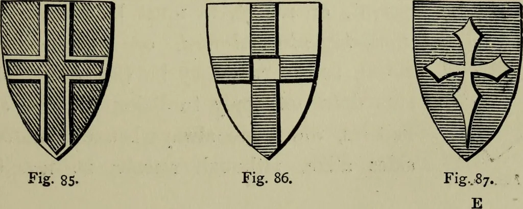 An illustration from The handbook of heraldry : with instructions for tracing pedigrees and deciphering ancient mss., also, rules for the appointment of liveries, etc. etc., 1869, leaf 66