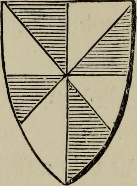 An illustration from The handbook of heraldry : with instructions for tracing pedigrees and deciphering ancient mss., also, rules for the appointment of liveries, etc. etc., 1869, leaf 69