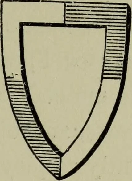 An illustration from The handbook of heraldry : with instructions for tracing pedigrees and deciphering ancient mss., also, rules for the appointment of liveries, etc. etc., 1869, leaf 70