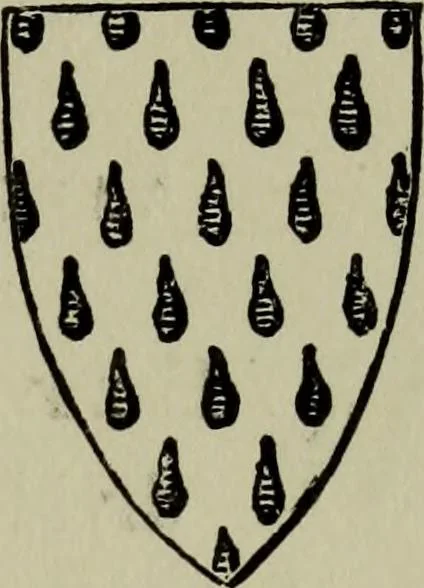 An illustration from The handbook of heraldry : with instructions for tracing pedigrees and deciphering ancient mss., also, rules for the appointment of liveries, etc. etc., 1869, leaf 76