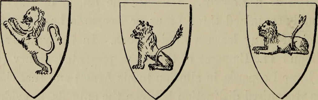 An illustration from The handbook of heraldry : with instructions for tracing pedigrees and deciphering ancient mss., also, rules for the appointment of liveries, etc. etc., 1869, leaf 87