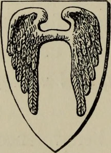 An illustration from The handbook of heraldry : with instructions for tracing pedigrees and deciphering ancient mss., also, rules for the appointment of liveries, etc. etc., 1869, leaf 95