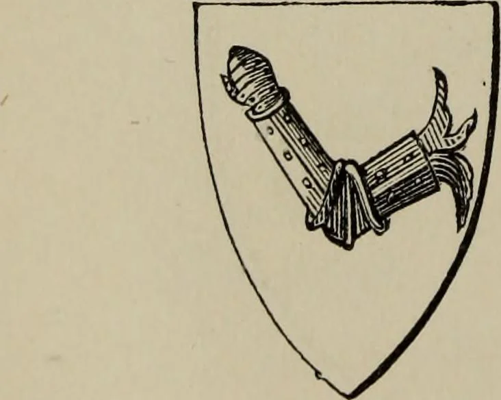 An illustration from The handbook of heraldry : with instructions for tracing pedigrees and deciphering ancient mss., also, rules for the appointment of liveries, etc. etc., 1869, leaf 99