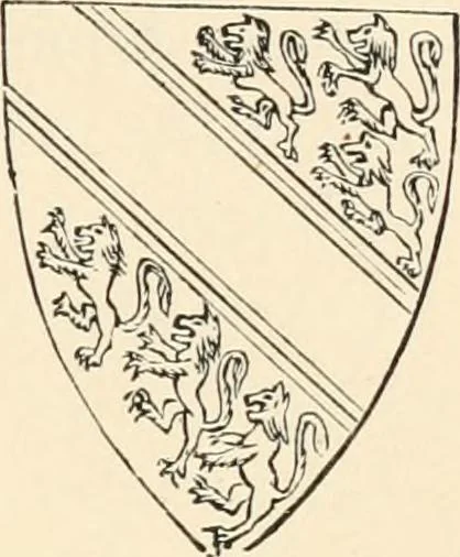 An illustration from Handbook of heraldry, with instructions for tracing pedigrees and deciphering ancient mss., rules for the appointment of liveries, &c., 1893, leaf 103