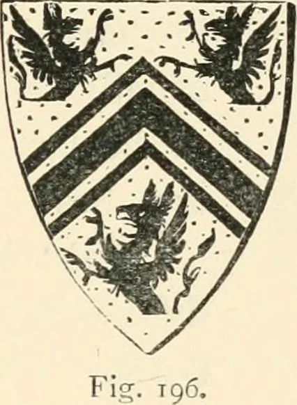 An illustration from Handbook of heraldry, with instructions for tracing pedigrees and deciphering ancient mss., rules for the appointment of liveries, &c., 1893, leaf 113