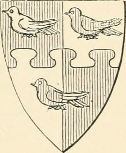 An illustration from Handbook of heraldry, with instructions for tracing pedigrees and deciphering ancient mss., rules for the appointment of liveries, &c., 1893, leaf 115