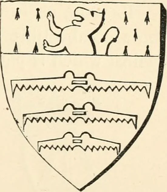 An illustration from Handbook of heraldry, with instructions for tracing pedigrees and deciphering ancient mss., rules for the appointment of liveries, &c., 1893, leaf 123