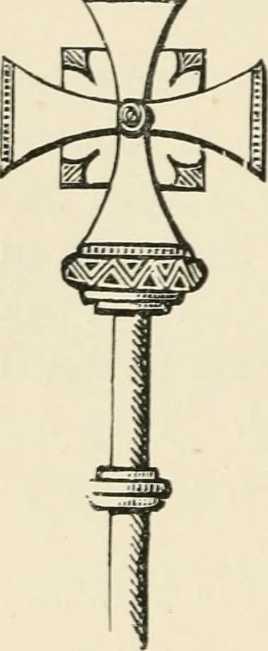 An illustration from Handbook of heraldry, with instructions for tracing pedigrees and deciphering ancient mss., rules for the appointment of liveries, &c., 1893, leaf 128