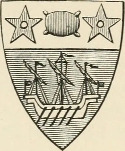 An illustration from Handbook of heraldry, with instructions for tracing pedigrees and deciphering ancient mss., rules for the appointment of liveries, &c., 1893, leaf 132