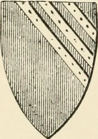 An illustration from Handbook of heraldry, with instructions for tracing pedigrees and deciphering ancient mss., rules for the appointment of liveries, &c., 1893, leaf 142