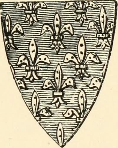 An illustration from Handbook of heraldry, with instructions for tracing pedigrees and deciphering ancient mss., rules for the appointment of liveries, &c., 1893, leaf 145