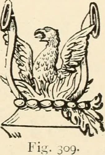 An illustration from Handbook of heraldry, with instructions for tracing pedigrees and deciphering ancient mss., rules for the appointment of liveries, &c., 1893, leaf 171