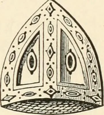 An illustration from Handbook of heraldry, with instructions for tracing pedigrees and deciphering ancient mss., rules for the appointment of liveries, &c., 1893, leaf 195
