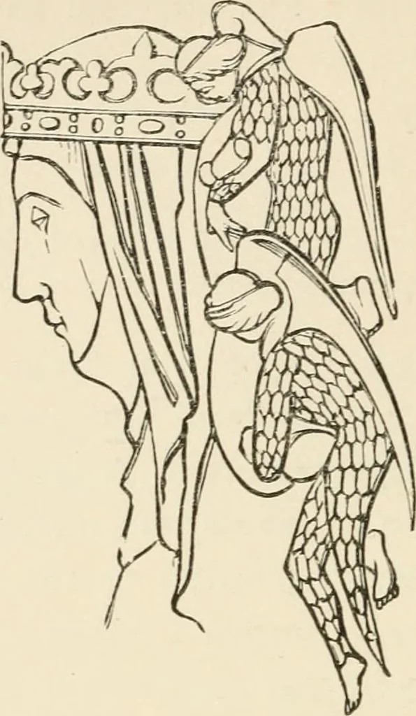 An illustration from Handbook of heraldry, with instructions for tracing pedigrees and deciphering ancient mss., rules for the appointment of liveries, &c., 1893, leaf 200