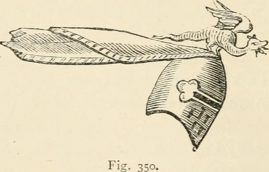 An illustration from Handbook of heraldry, with instructions for tracing pedigrees and deciphering ancient mss., rules for the appointment of liveries, &c., 1893, leaf 204