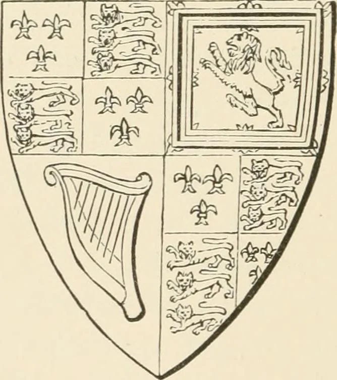 An illustration from Handbook of heraldry, with instructions for tracing pedigrees and deciphering ancient mss., rules for the appointment of liveries, &c., 1893, leaf 242