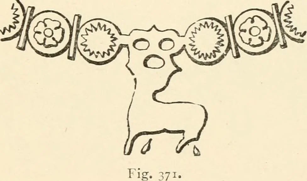 An illustration from Handbook of heraldry, with instructions for tracing pedigrees and deciphering ancient mss., rules for the appointment of liveries, &c., 1893, leaf 271
