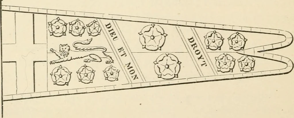 An illustration from Handbook of heraldry, with instructions for tracing pedigrees and deciphering ancient mss., rules for the appointment of liveries, &c., 1893, leaf 290