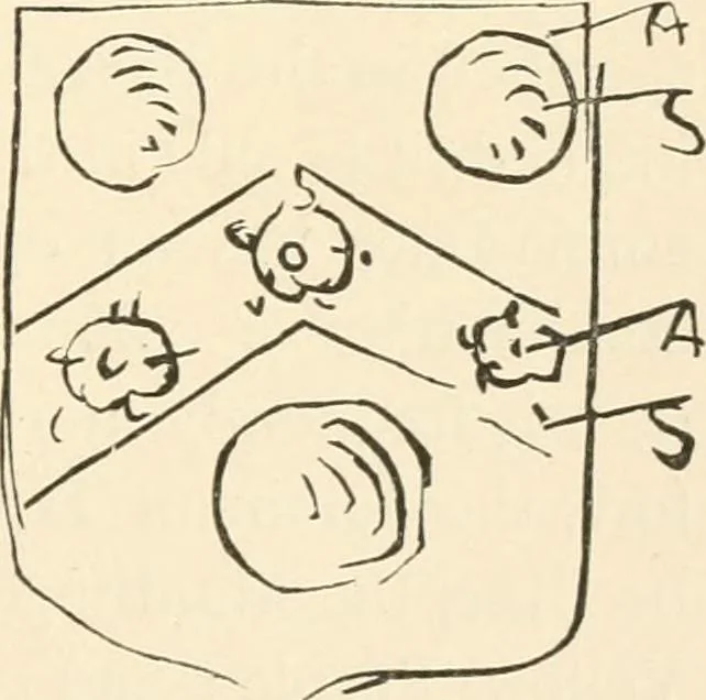 An illustration from Handbook of heraldry, with instructions for tracing pedigrees and deciphering ancient mss., rules for the appointment of liveries, &c., 1893, leaf 321