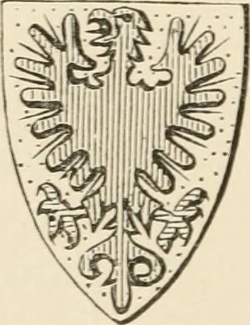 An illustration from Handbook of heraldry, with instructions for tracing pedigrees and deciphering ancient mss., rules for the appointment of liveries, &c., 1893, leaf 336
