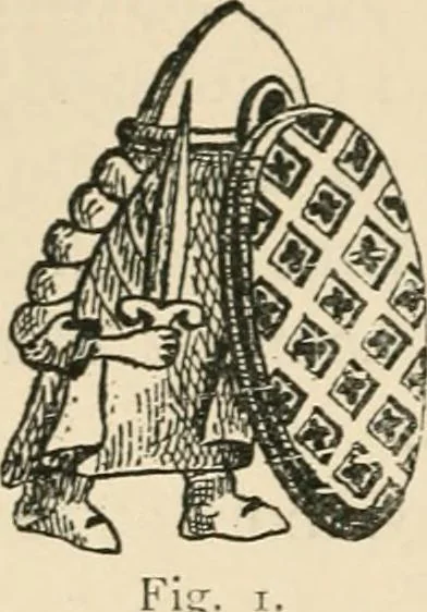 An illustration from Handbook of heraldry, with instructions for tracing pedigrees and deciphering ancient mss., rules for the appointment of liveries, &c., 1893, leaf 34