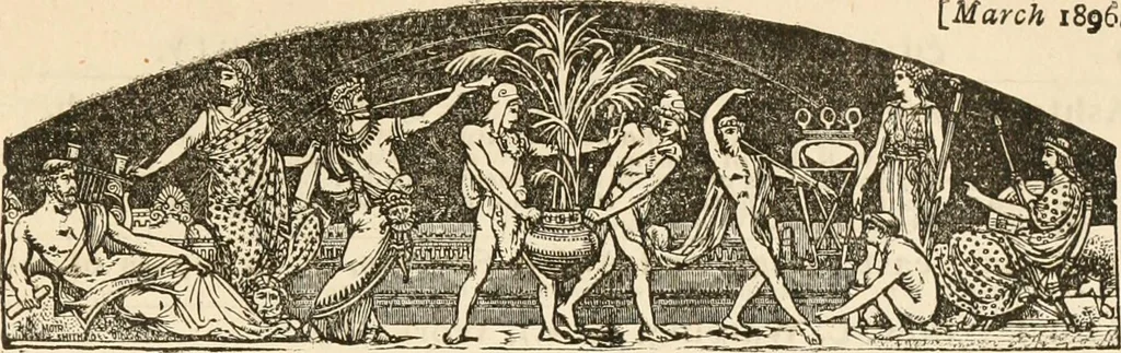 An illustration from Handbook of heraldry, with instructions for tracing pedigrees and deciphering ancient mss., rules for the appointment of liveries, &c., 1893, leaf 377