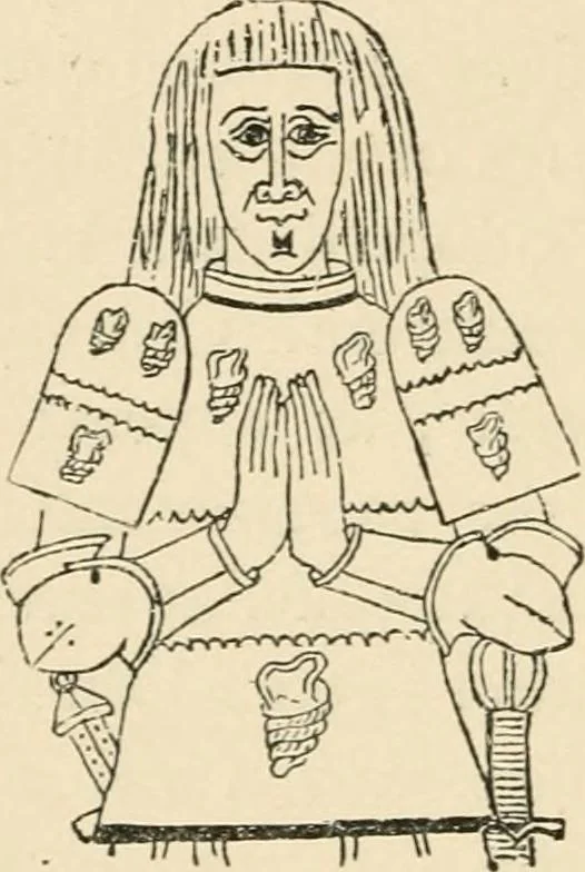 An illustration from Handbook of heraldry, with instructions for tracing pedigrees and deciphering ancient mss., rules for the appointment of liveries, &c., 1893, leaf 46