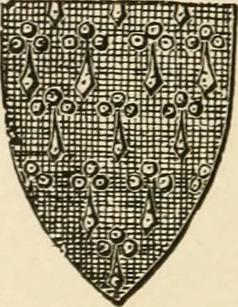 An illustration from Handbook of heraldry, with instructions for tracing pedigrees and deciphering ancient mss., rules for the appointment of liveries, &c., 1893, leaf 66