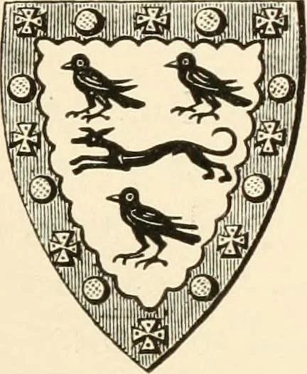 An illustration from Handbook of heraldry, with instructions for tracing pedigrees and deciphering ancient mss., rules for the appointment of liveries, &c., 1893, leaf 79