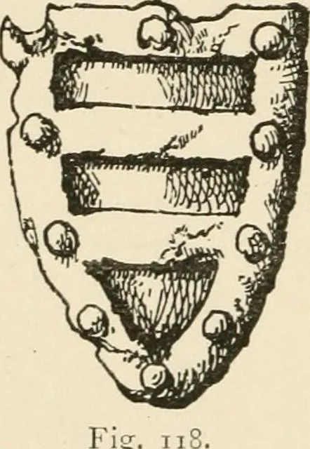 An illustration from Handbook of heraldry, with instructions for tracing pedigrees and deciphering ancient mss., rules for the appointment of liveries, &c., 1893, leaf 80