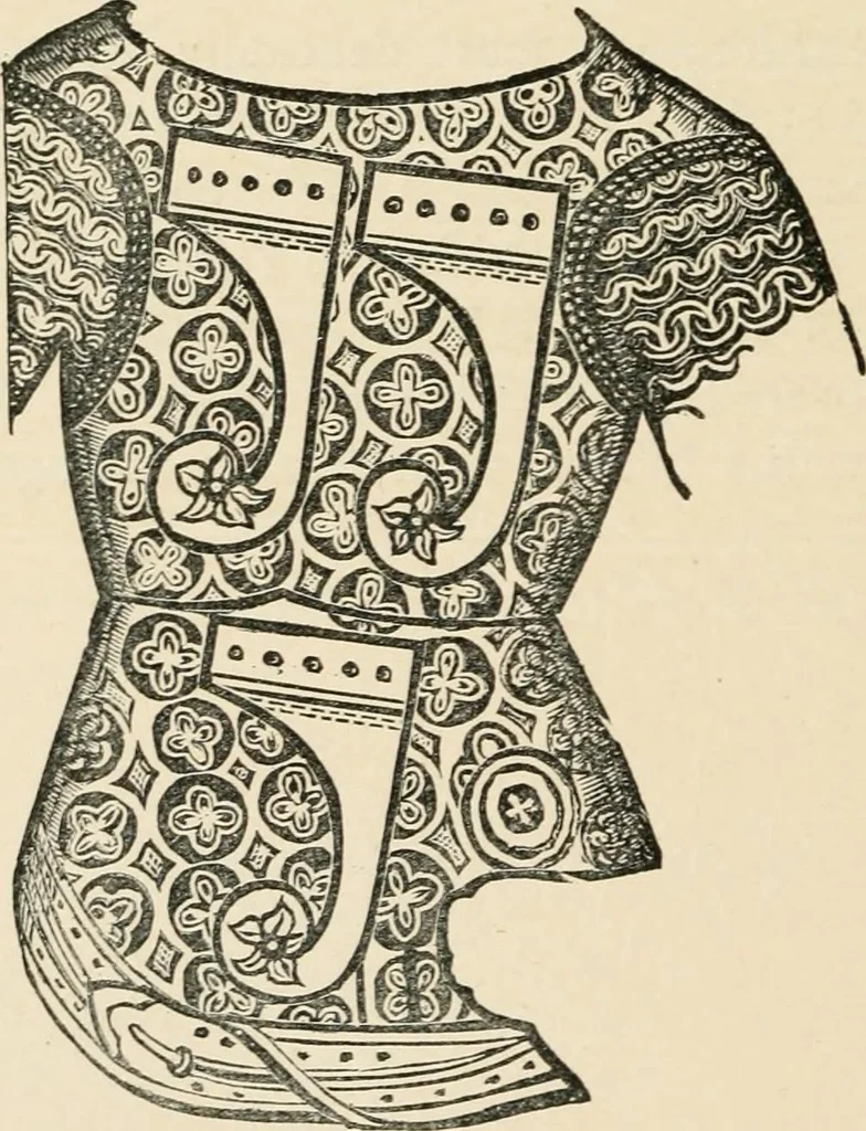 An illustration from Handbook of heraldry, with instructions for tracing pedigrees and deciphering ancient mss., rules for the appointment of liveries, &c., 1893, leaf 92