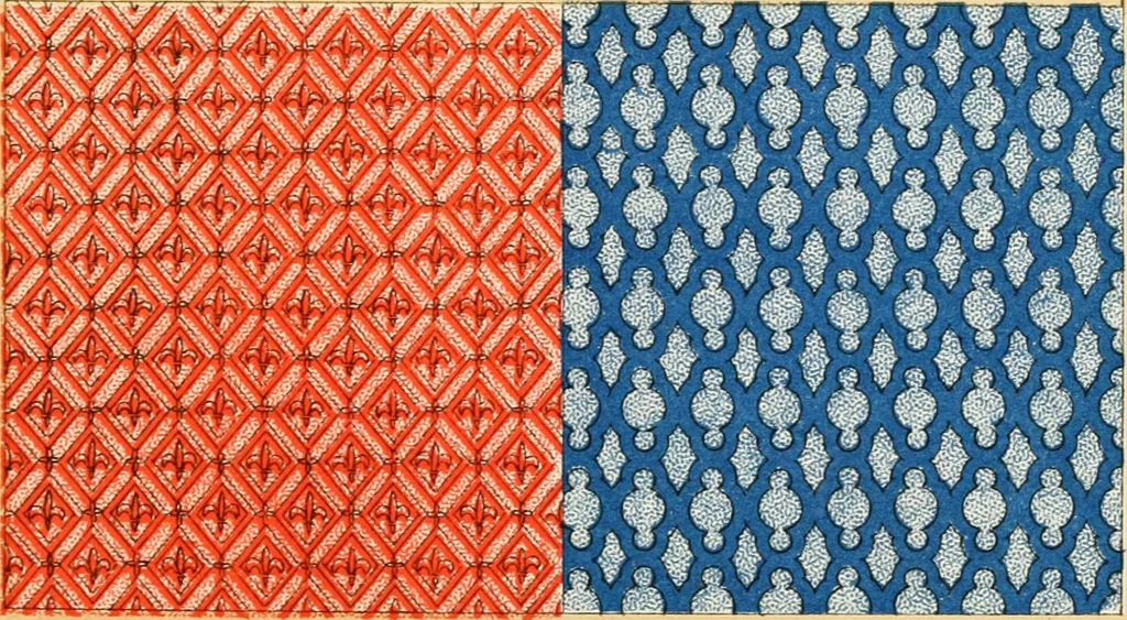 An illustration from Handbook of heraldry, with instructions for tracing pedigrees and deciphering ancient mss., rules for the appointment of liveries, &c., 1893, leaf 93
