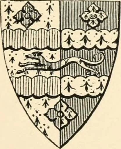 An illustration from Handbook of heraldry, with instructions for tracing pedigrees and deciphering ancient mss., rules for the appointment of liveries, &c., 1893, leaf 95
