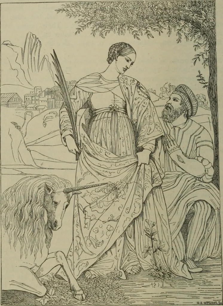 An illustration from A handbook of legendary and mythological art, 1890, leaf 102
