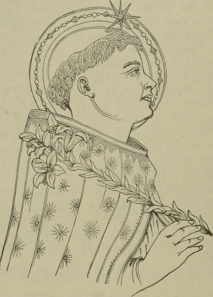An illustration from A handbook of legendary and mythological art, 1890, leaf 106
