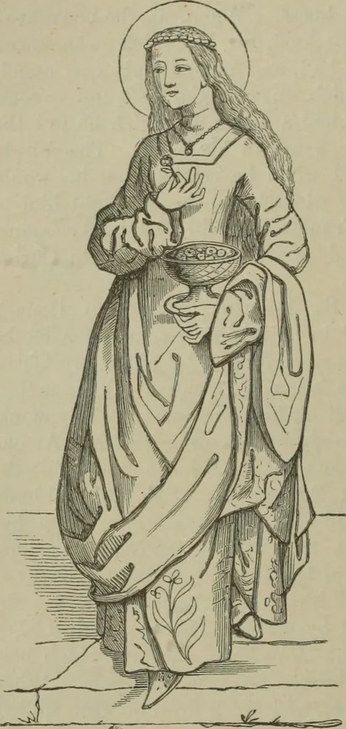 An illustration from A handbook of legendary and mythological art, 1890, leaf 108