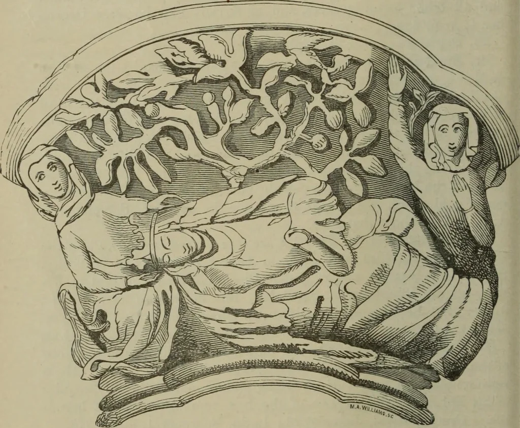 An illustration from A handbook of legendary and mythological art, 1890, leaf 118