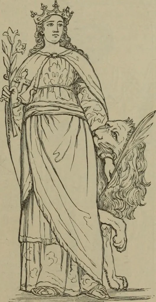 An illustration from A handbook of legendary and mythological art, 1890, leaf 119