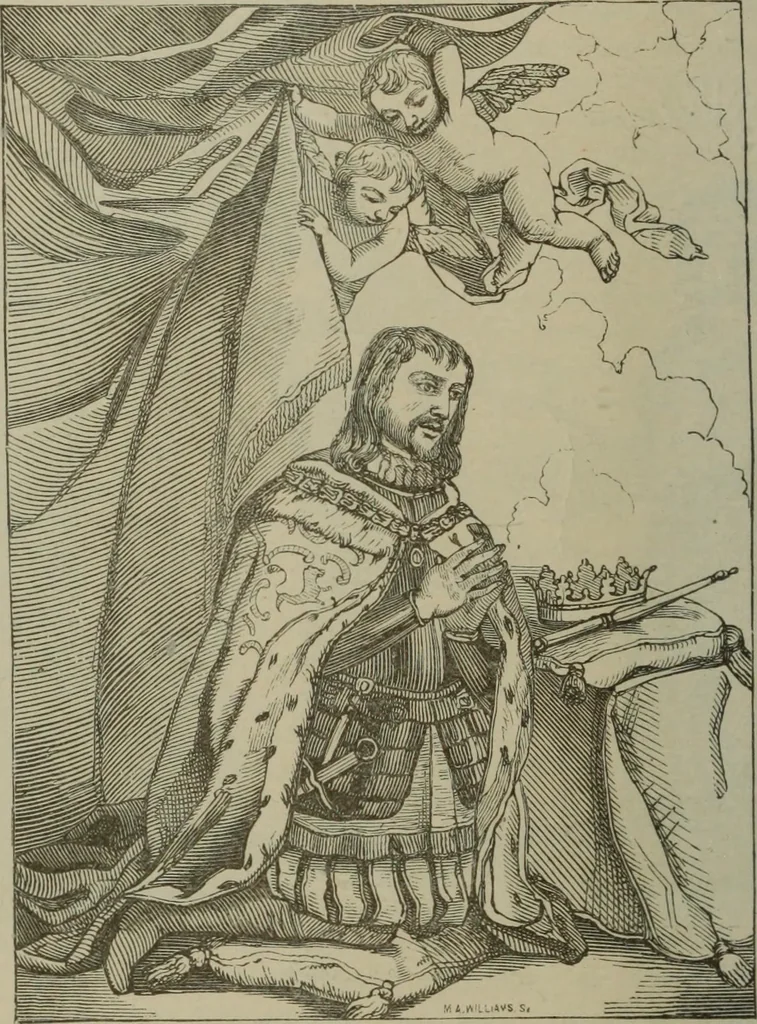 An illustration from A handbook of legendary and mythological art, 1890, leaf 124