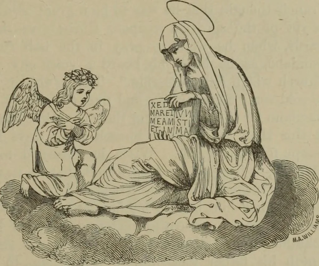 An illustration from A handbook of legendary and mythological art, 1890, leaf 127