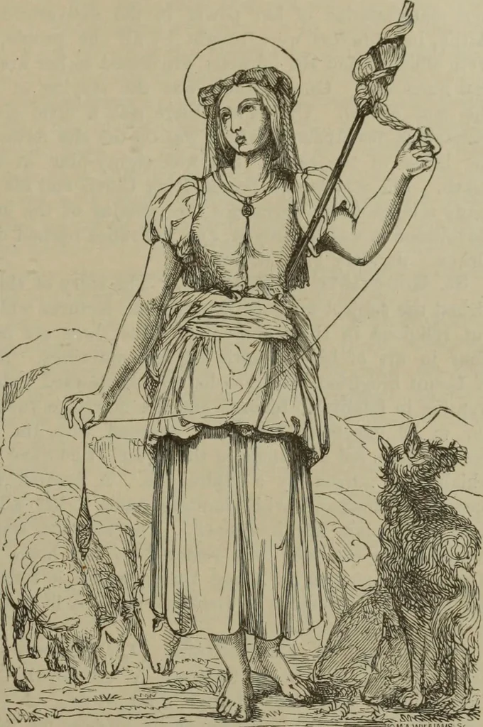 An illustration from A handbook of legendary and mythological art, 1890, leaf 137