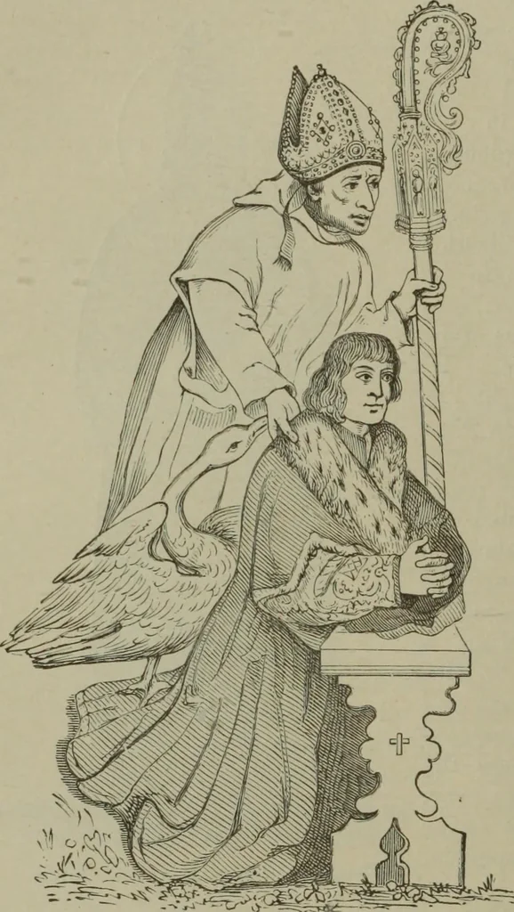An illustration from A handbook of legendary and mythological art, 1890, leaf 154