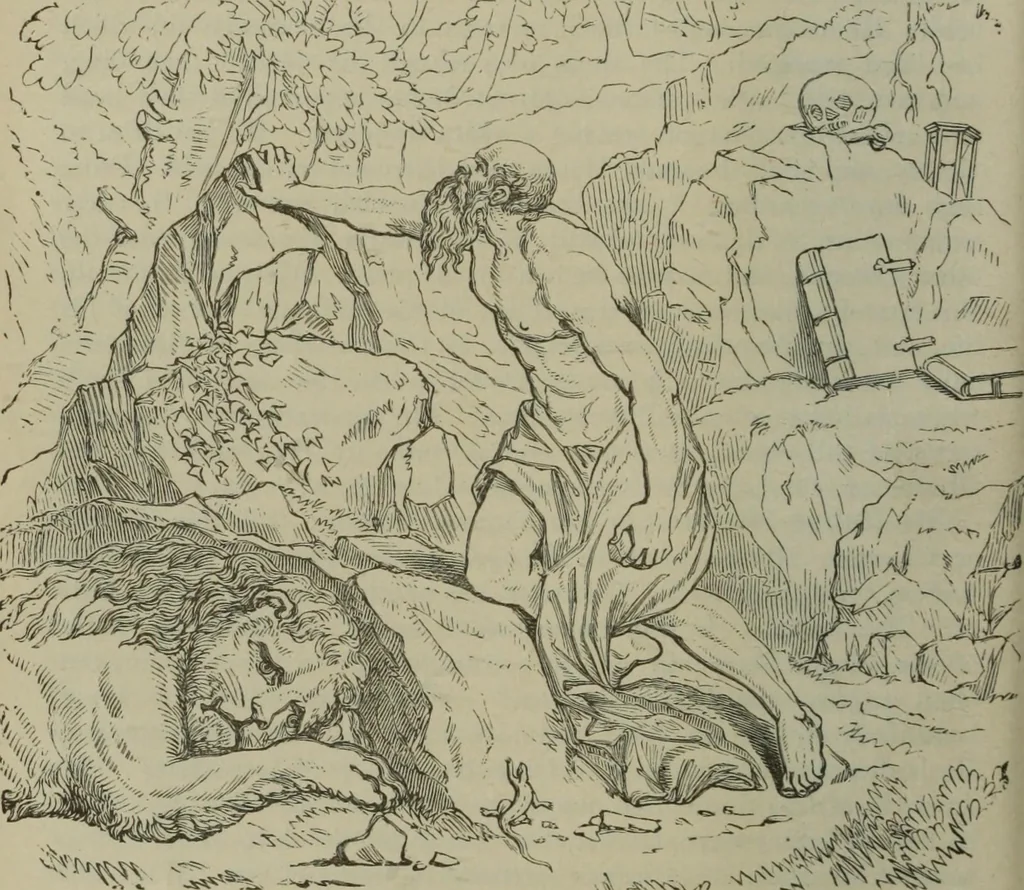 An illustration from A handbook of legendary and mythological art, 1890, leaf 164