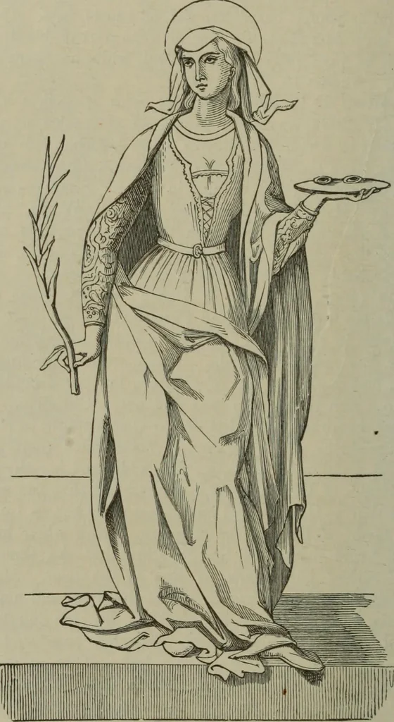 An illustration from A handbook of legendary and mythological art, 1890, leaf 198
