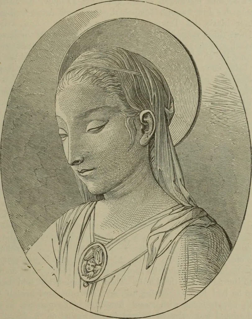 An illustration from A handbook of legendary and mythological art, 1890, leaf 201