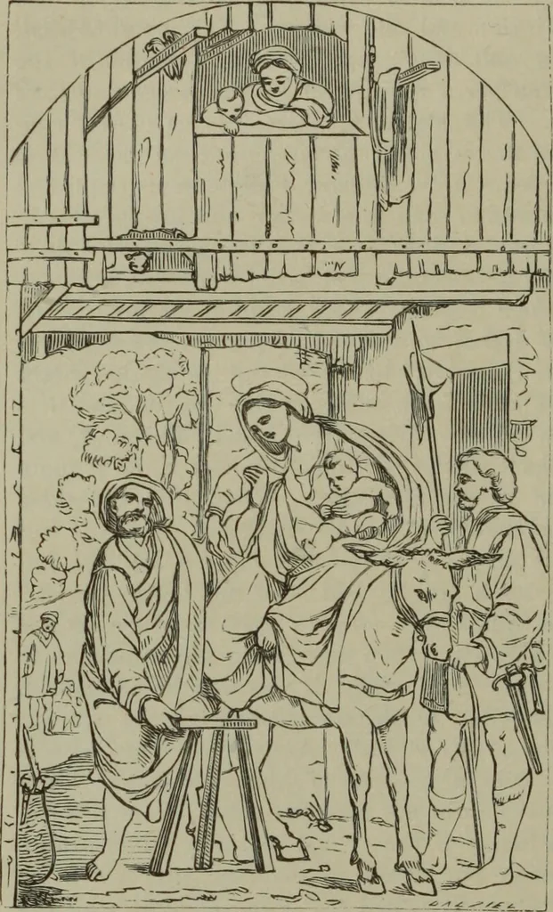 An illustration from A handbook of legendary and mythological art, 1890, leaf 210