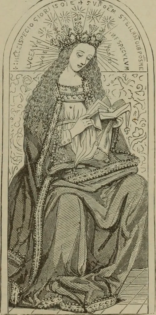 An illustration from A handbook of legendary and mythological art, 1890, leaf 219