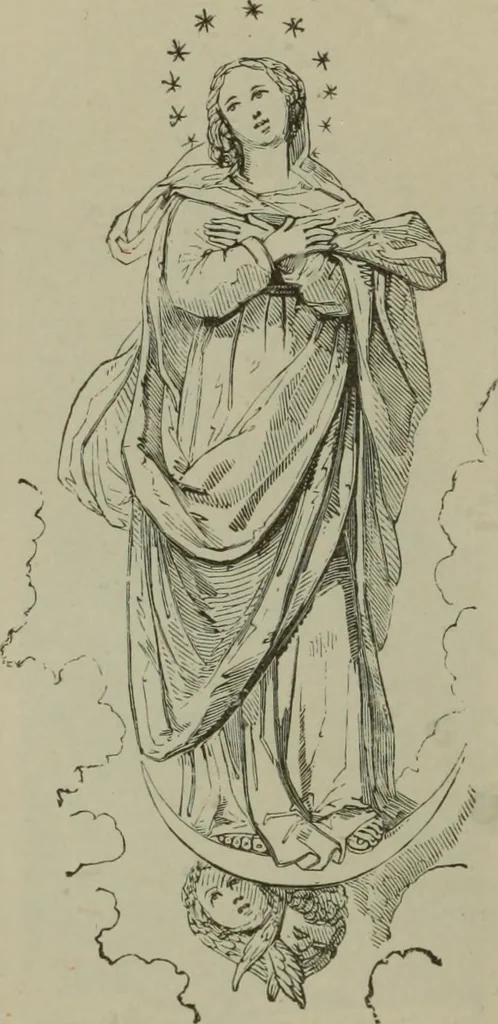 An illustration from A handbook of legendary and mythological art, 1890, leaf 220